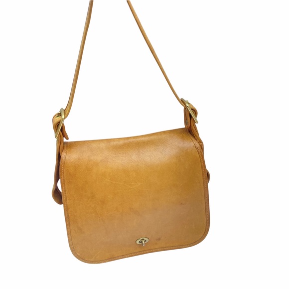 COPY - Vintage leather coach bag - Picture 2 of 10